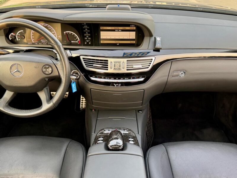 2008 Mercedes-Benz S 65 AMG 6.0 liters V12 Engine Black