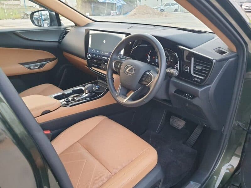 2023 Lexus NX 250 2.5 CC PETROL RHD Green Tan GCC Specs