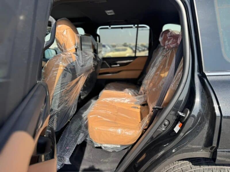 2025 Lexus LX 600 3.5 litre Petrol Black Tan GCC Specs