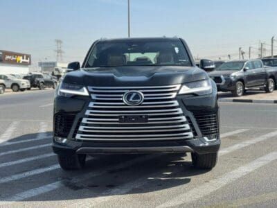 2025 Lexus LX 600 3.5 litre Petrol Black Tan GCC Specs