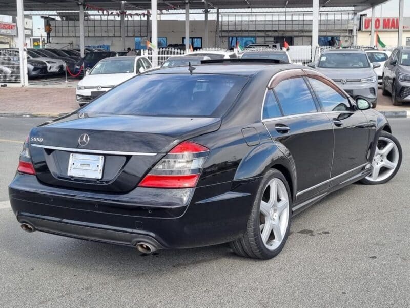2007 Mercedes-Benz S 550 5.5 Liters 8 Cylinders V8 Engine BLACK