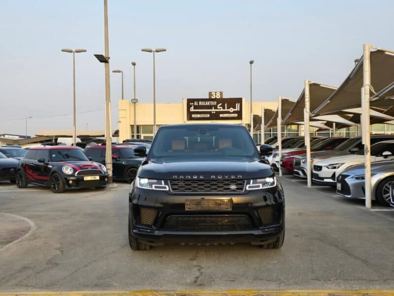 2019 Land Rover Range Rover Sport V8 Supercharged 5.0 litres V8 Engine Black Tan