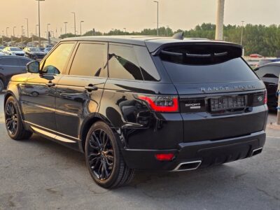 2019 Land Rover Range Rover Sport V8 Supercharged 5.0 litres V8 Engine Black Tan