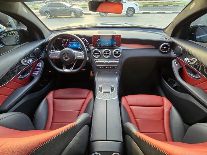 2021 Mercedes-Benz GLC 200 2.0-litre turbocharged4 Engine Black Red