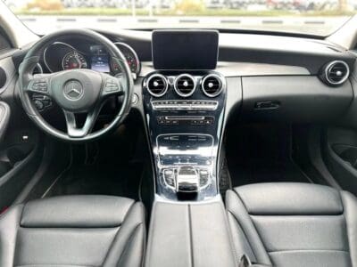 2017 Mercedes-Benz C 200 Turbocharged 16-valve Inline 4-cylinder Silver Black