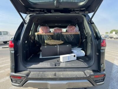 2025 Lexus LX 600 3.5 litre Petrol Black Tan GCC Specs