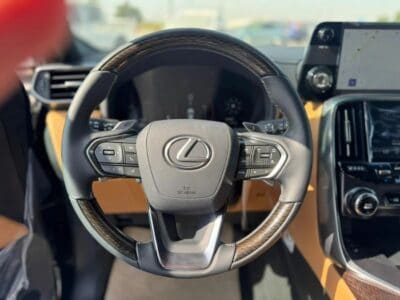 2025 Lexus LX 600 3.5 litre Petrol Black Tan GCC Specs