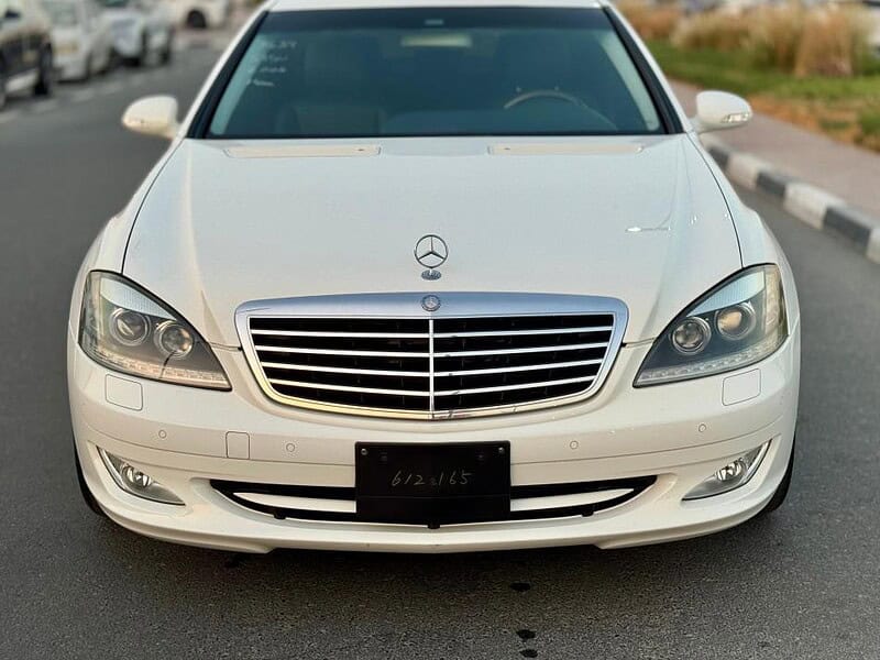 2006 Mercedes-Benz S 350 3.5-liter V6 Engine White Black