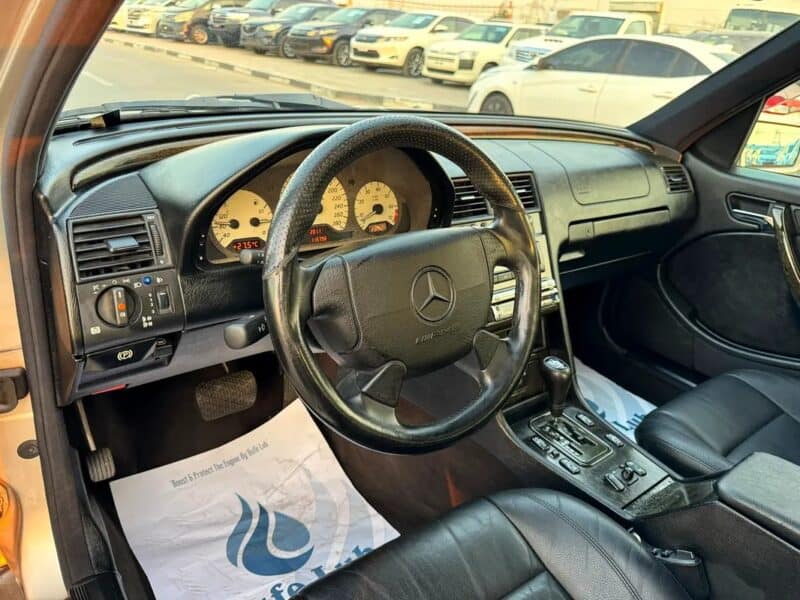 1998 Mercedes-Benz C-Class C43 AMG 8 Cylinder Clean Title Silver Black