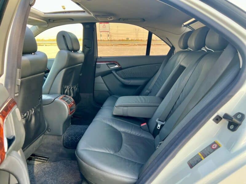 2004 Mercedes-Benz S 350 3.7 Liters V6 Engine White Black