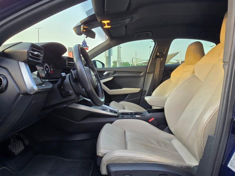 2022 Audi A3 35 TFSI 1.5-liter 4 Cylinder Engine Black Beige
