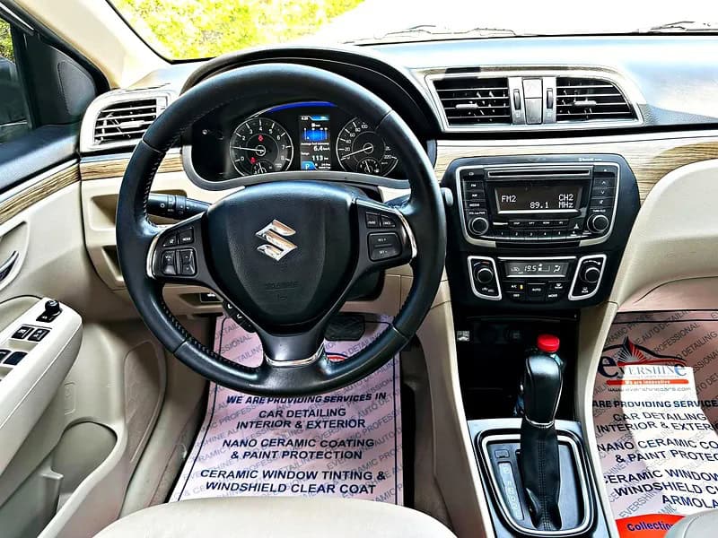 2023 Suzuki Ciaz Standard 4 Cylinder Engine Sedan GCC Specs White Beige