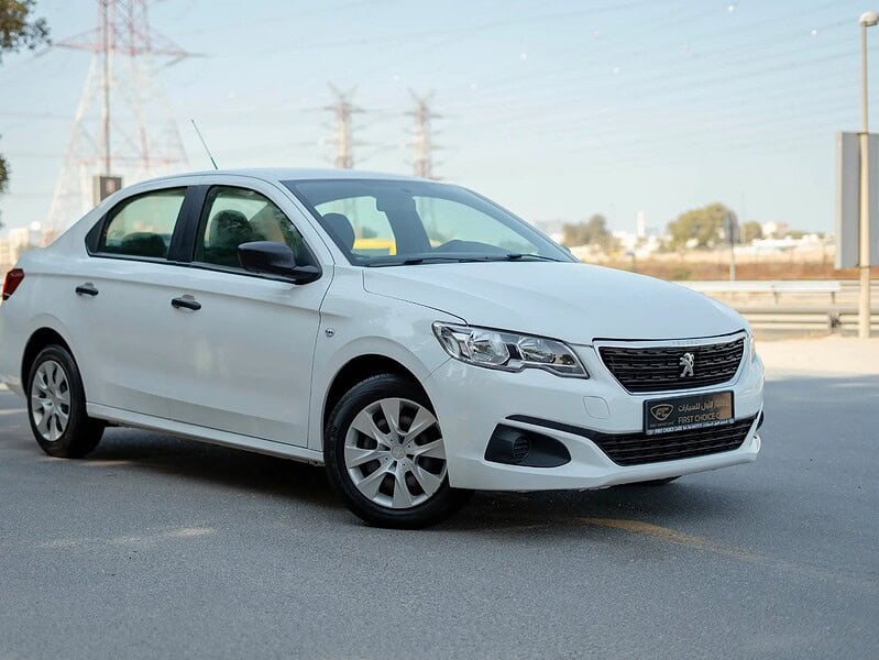 2021 Peugeot 301 Allure 1.6 litre 4 Cylinders Engine GCC Specs White Grey