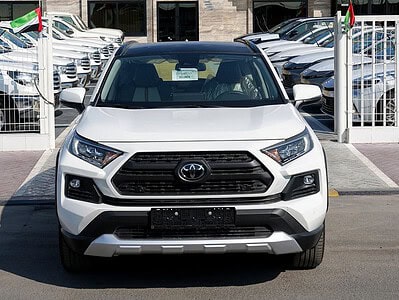 2025 Toyota RAV4 4 Cylinder Engine SUV GCC Specs White Grey