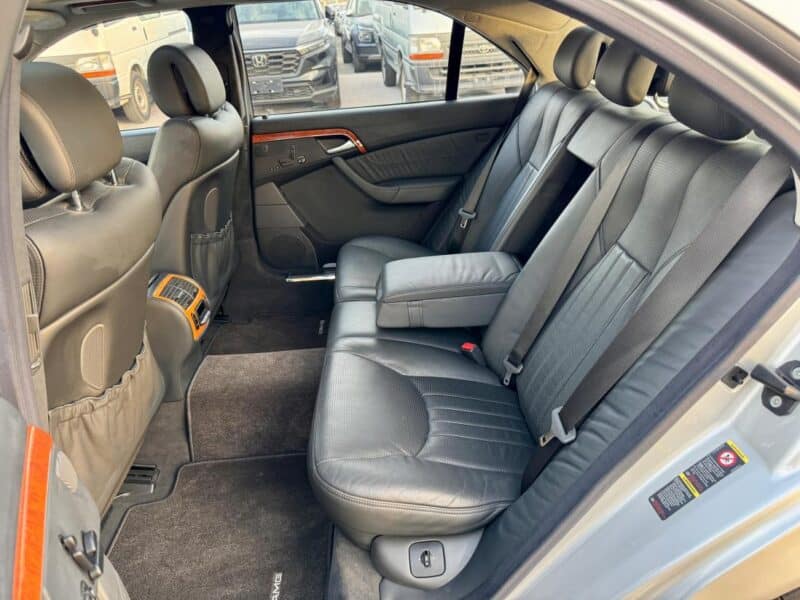 2003 Mercedes-Benz S 55 AMG 5.4 liters V8 Engine Silver Black