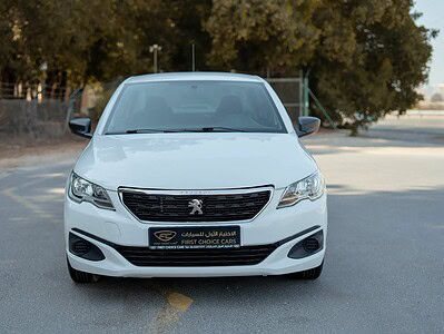 2021 Peugeot 301 Allure 1.6 litre 4 Cylinders Engine GCC Specs White Grey