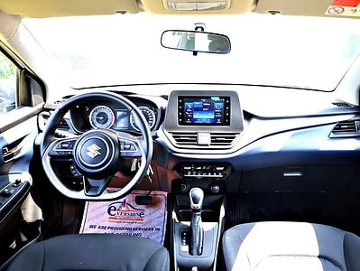 2024 Suzuki Baleno GLX 4 Cylinder Engine GCC Specs White Black