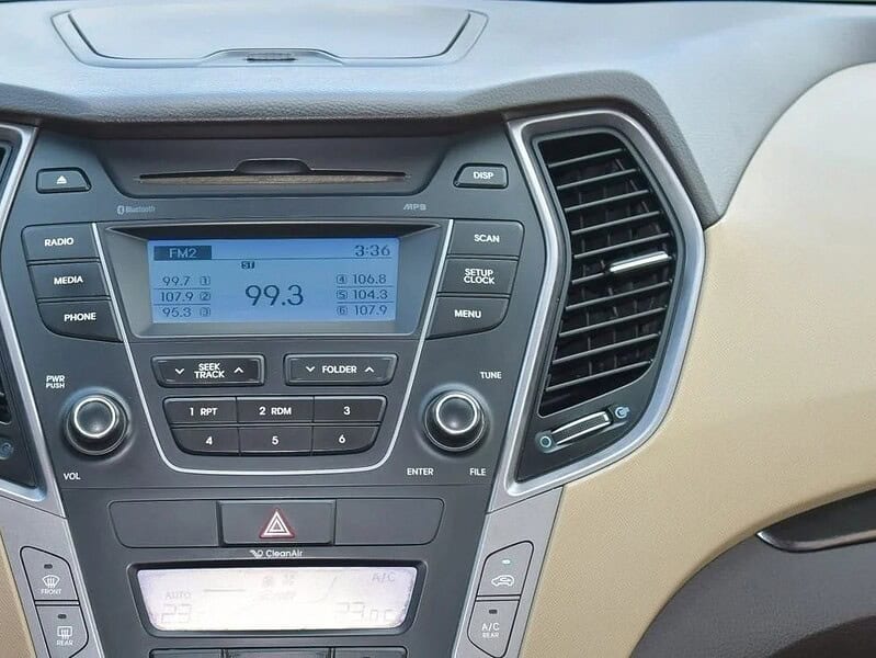 2016 Hyundai Santa Fe 4WD SUV Petrol GCC Specs White Beige