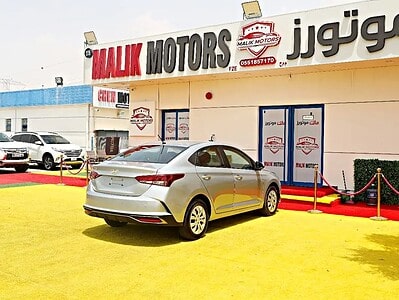 2021 Hyundai Accent GL 4 Cylinder Engine GCC Specs Silver Beige