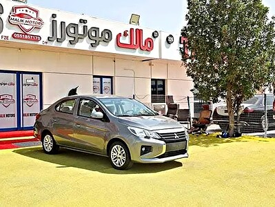 2021 Mitsubishi Attrage GLX 3 Cylinder Engine Grey Beige GCC Specs