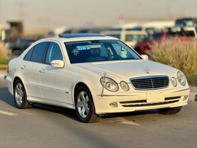 2004 Mercedes-Benz E 320 3.2-liter V6 Engine White Black