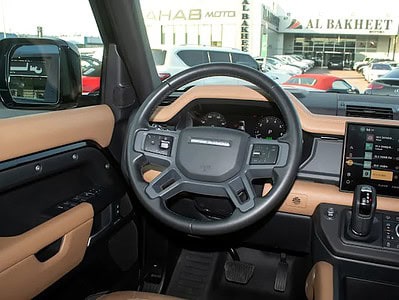 2025 Land Rover Defender 110 X-Dynamic HSE 6 Cylinder Engine Black Tan
