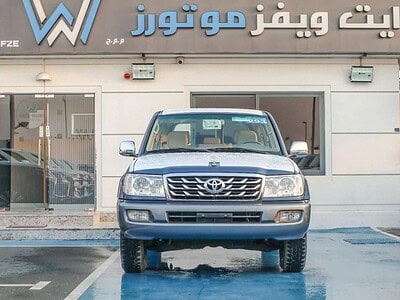 2007 Toyota Land Cruiser GX 4.5L 6 Cylinder Engine 2007 Manual Blue Beige