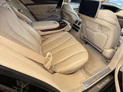 2017 Mercedes-Benz S 350 3.5 Litre 6 Cylinders Engine Black Beige