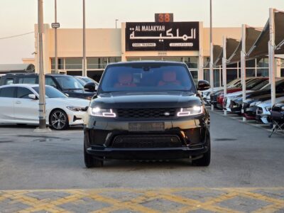 2021 Land Rover Range Rover Sport 3.0-liter engine 6 Cylinder Black Red