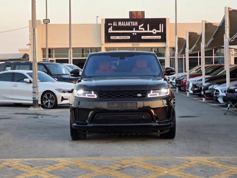 2021 Land Rover Range Rover Sport 3.0-liter engine 6 Cylinder Black Red