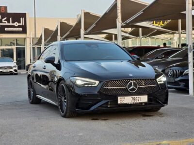 2024 Mercedes-Benz CLA 200 AMG 1.3-liter turbocharged 4 Cylinder Black Red