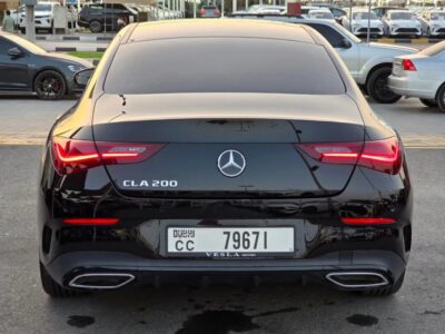 2024 Mercedes-Benz CLA 200 AMG 1.3-liter turbocharged 4 Cylinder Black Red