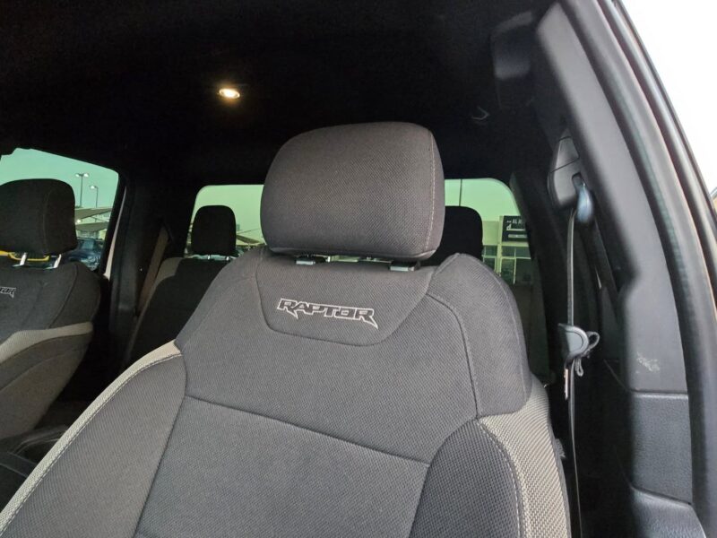 2017 Ford F-150 Raptor 3.5-liter twin-turbo V6 White Grey Good Condition