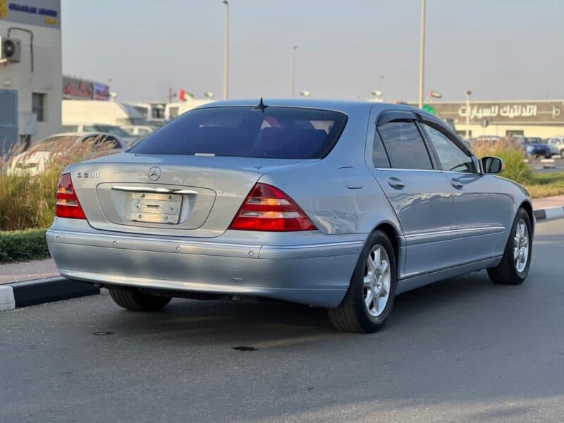 2000 Mercedes-Benz S 500 5.0-liter V8 Engine Blue Grey