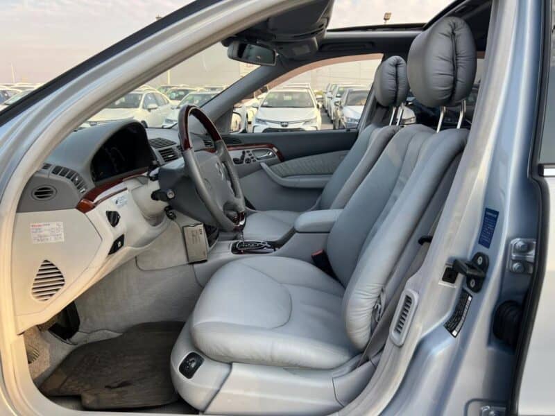 2000 Mercedes-Benz S 500 5.0-liter V8 Engine Blue Grey