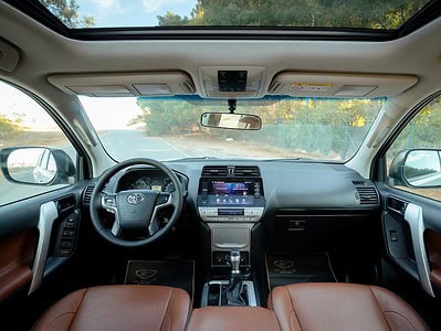2019 Toyota Prado VXR 4 Cylinder Engine 4WD GCC Specs Silver Brown