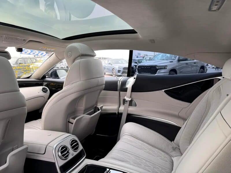 2015 Mercedes-Benz S-Class S 63 AMG Coupe 8 Cylinder Engine Blue Beige