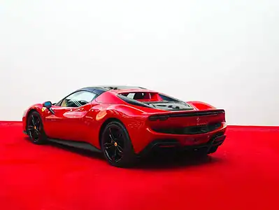 2025 Ferrari 296 GTS Ferrari GTS 296 Spider Hybrid Automatic Red Black