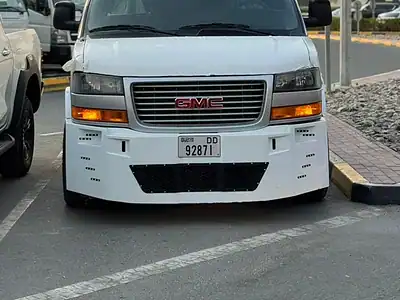 2024 GMC Savana 6.6 litre V8 Engine Petrol GCC Specs White Black