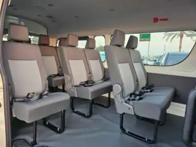 2025 Toyota Hiace DX PASSENGER 3.5L V6 AUTOMATIC White Grey