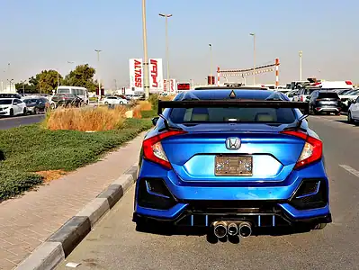 2020 Honda Civic RS TURBO FULLY MODIFIED Blue Beige GCC Specs