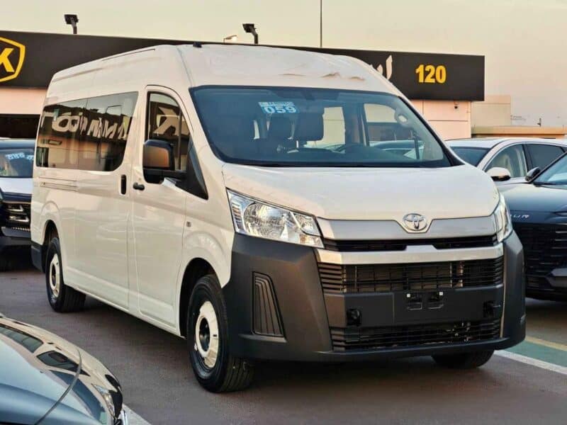 2025 Toyota Hiace DX PASSENGER 3.5L V6 AUTOMATIC White Grey