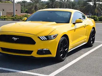 2015 Ford Mustang Premium Ford 3.7 litre 6 Cylinder Engine Yellow Black