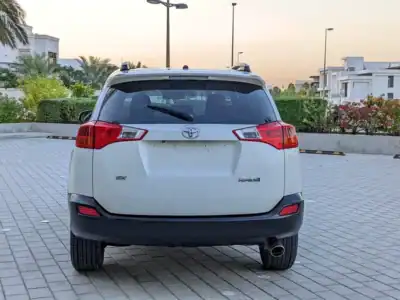2014 Toyota Rav 4 EX 4 Cylinders Engine Petrol White Beige SUV
