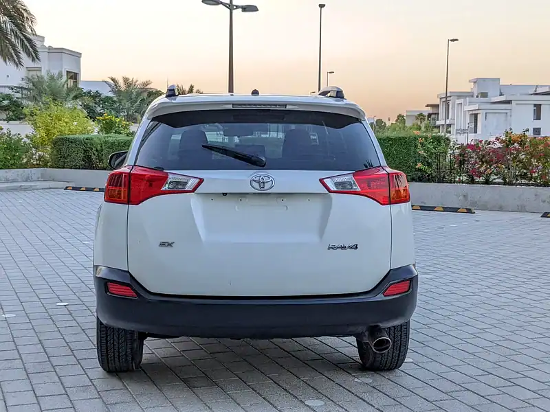 2014 Toyota Rav 4 EX 4 Cylinders Engine Petrol White Beige SUV