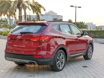 2016 Hyundai Santa Fe Comfort Plus 4 Cylinders Engine Red Beige SUV
