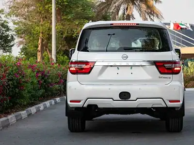 2024 Nissan Patrol TITANIUM SE 3.8 litre GCC Spec 0KM White Tan