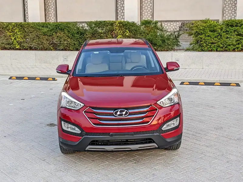 2016 Hyundai Santa Fe Comfort Plus 4 Cylinders Engine Red Beige SUV