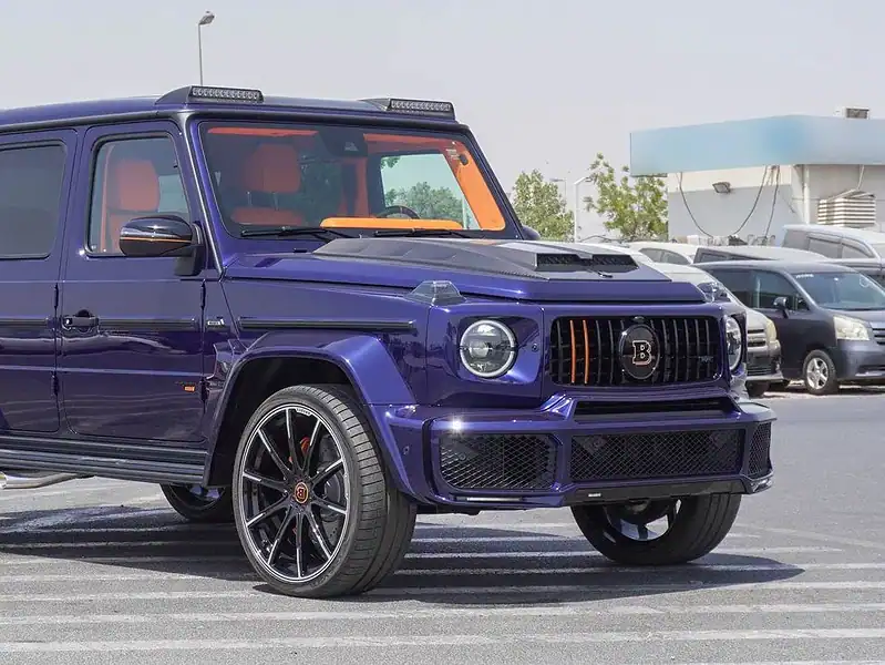 2024 Mercedes-AMG G 63 BRABUS 800 8 Cylinders Engine Blue Orange