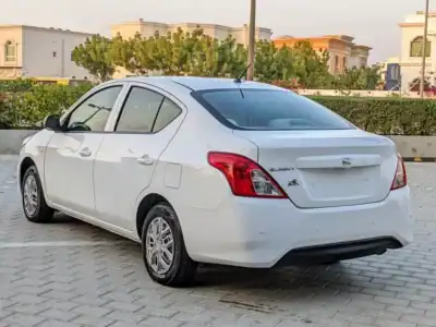 2018 Nissan Sunny SV 4 Cylinders Engine Petrol White Beige Sedan